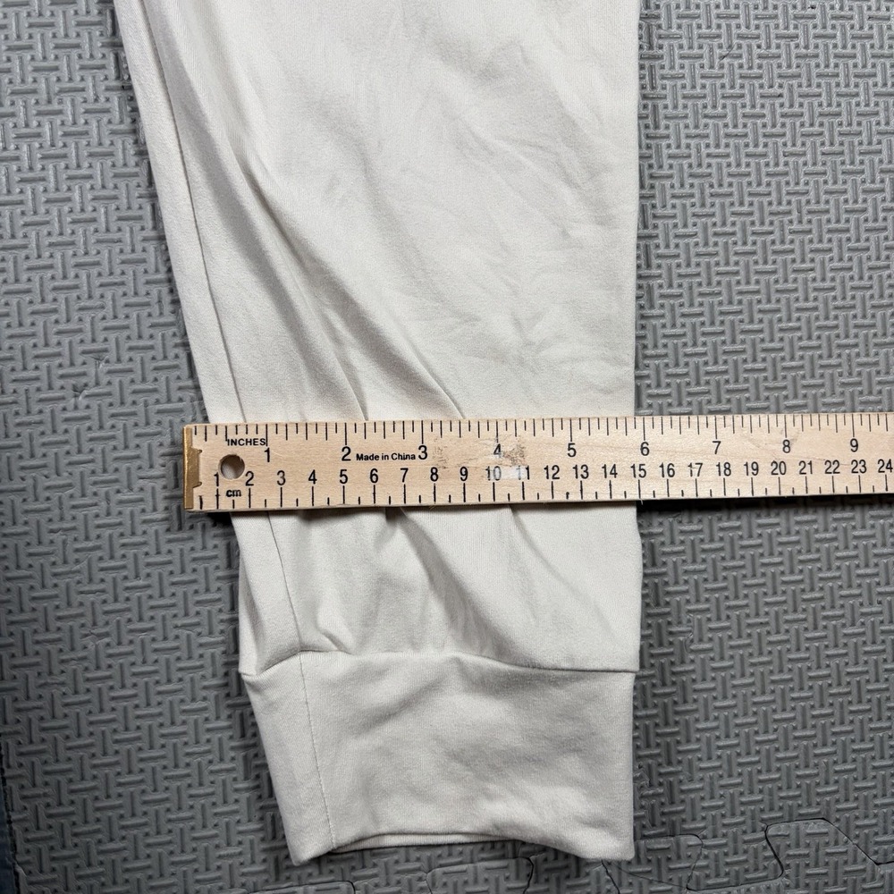 Alo Yoga Conquer Revitalize Pant Mens Large Beige Drawstring Jogger Gym - Picture 7 of 10
